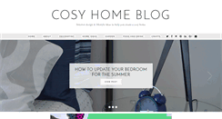 Desktop Screenshot of cosyhomeblog.com